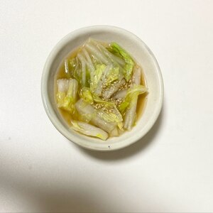 素朴！白菜豆腐の味噌鍋